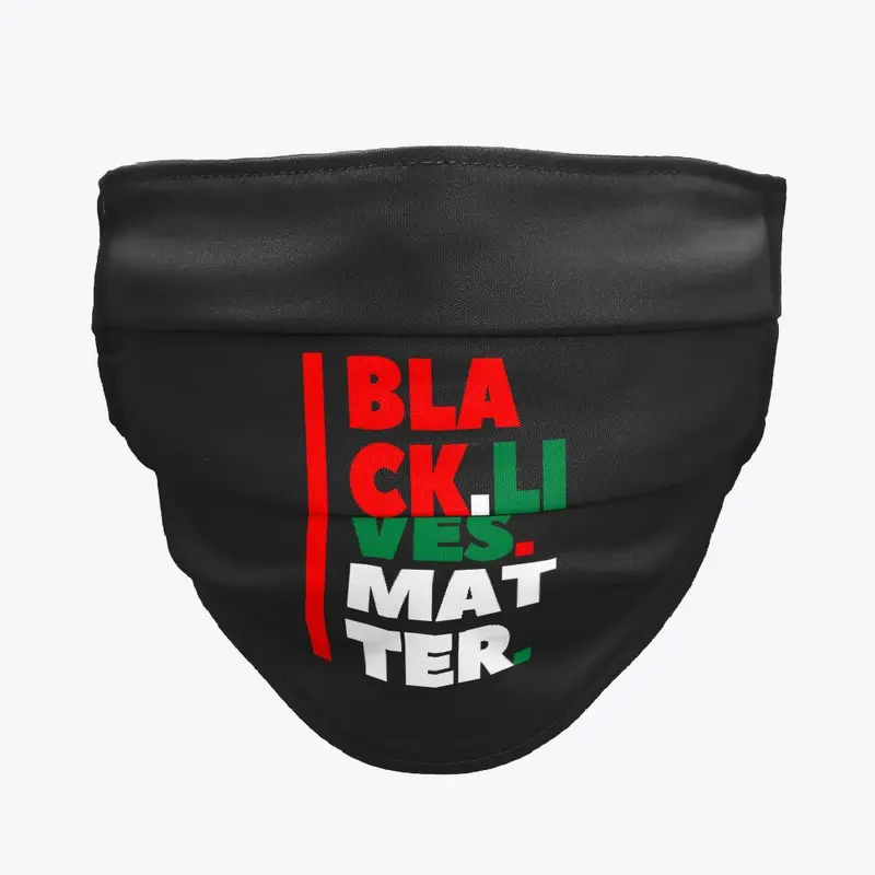 Black Lives Matter (Red-Green-White)